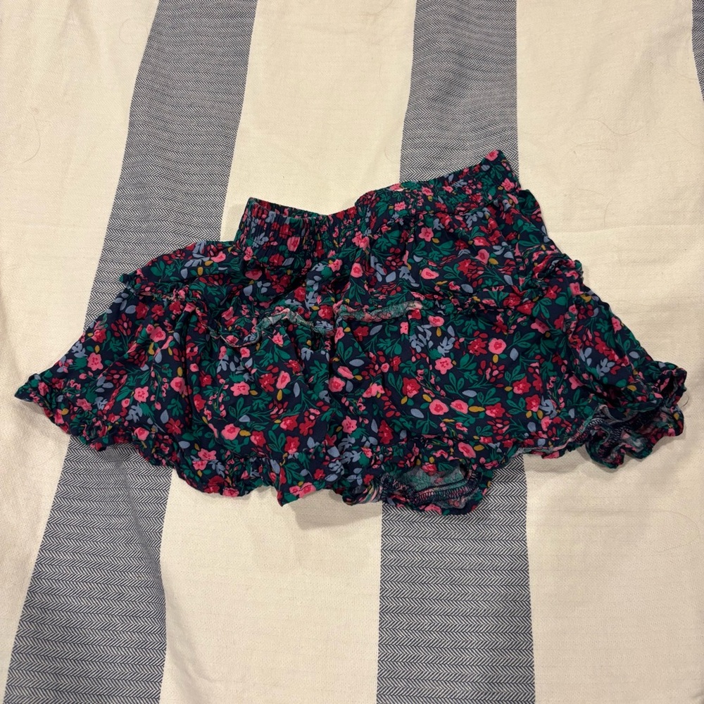 J. Crew Crewcuts Floral Ruffle Skirt